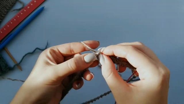 Снуд. Соединение в круг. Открытые и скрещеные петли смотреть онлайн