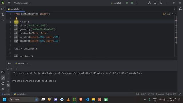 How to Add Label Widget to Your Modern GUI Using CustomTkinter in Python - E3 - Hindi - Harsh Nagar смотреть онлайн