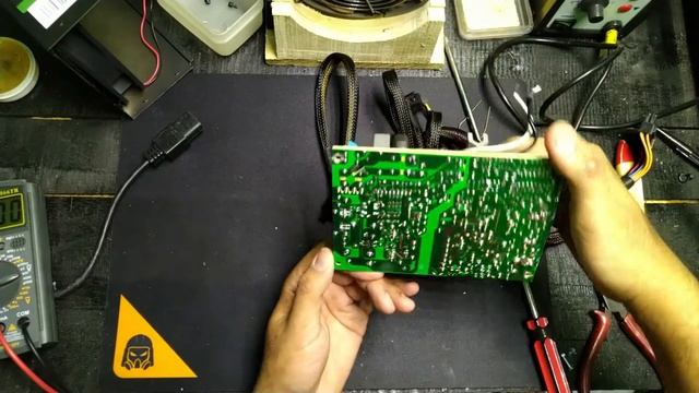 POWER SUPPLY GAME MAX 450WATT GP-450 REPAIR, HANYA TEGANGAN +5VSB YANG KELUAR смотреть онлайн