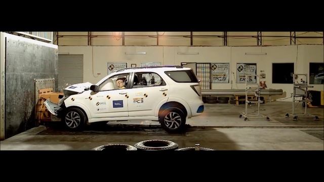 ASEAN NCAP - Toyota Rush crash test смотреть онлайн