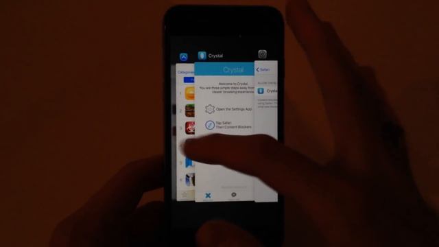 Crystal Ad Blocker for iOS 9 - iPhone, iPod touch, iPad смотреть онлайн