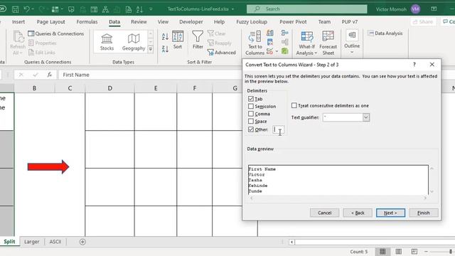 Text To Columns with Linefeed Character as delimiter -Excel смотреть онлайн