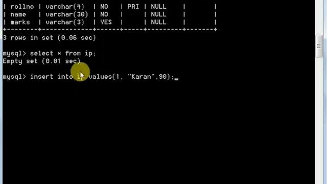7 SQL Practical Part II Insert Command смотреть онлайн