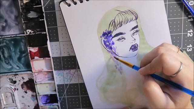Filling My Sketchbook #1 | Speedpaint | Keely Elle смотреть онлайн