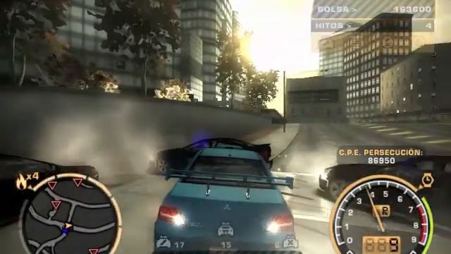 Need for speed most wanted game play - Mitsubishi Lancer Evolution смотреть онлайн