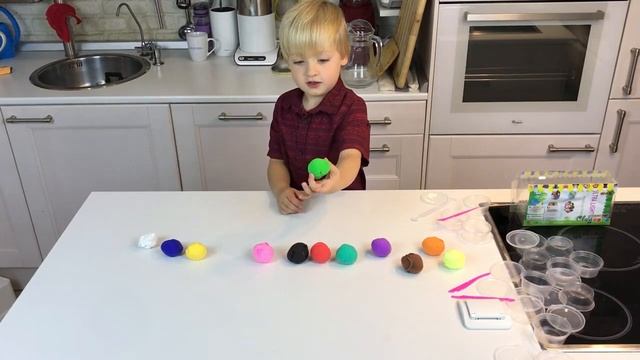 УЧИМ ЦВЕТА Пластилин Видео для детей смотреть онлайн