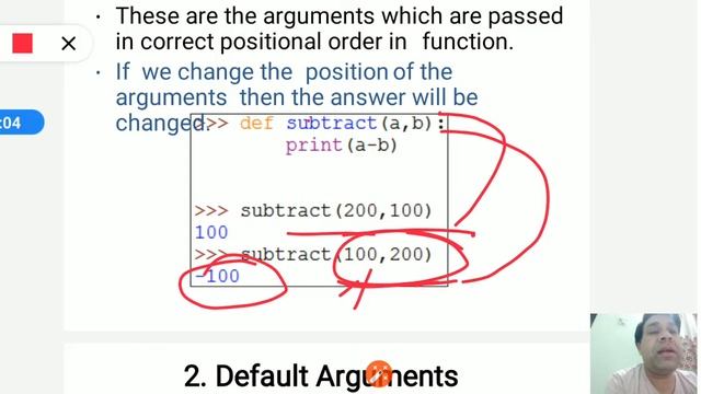 Types of Arguments in python function by Mr Kapil Dev смотреть онлайн