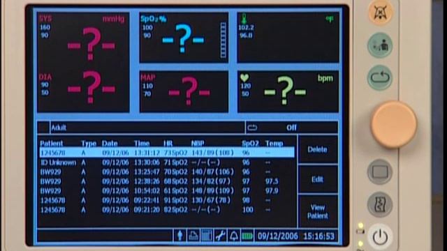 VS3 Vital Signs Monitor Basic Operation смотреть онлайн