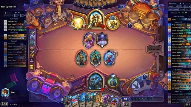 Hearthstone Plague DK Diamond Rank 4 Gameplay смотреть онлайн