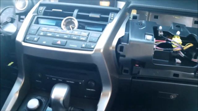 How to Remove Radio / Navigation from Lexus NX200t 2016 for Repair. смотреть онлайн