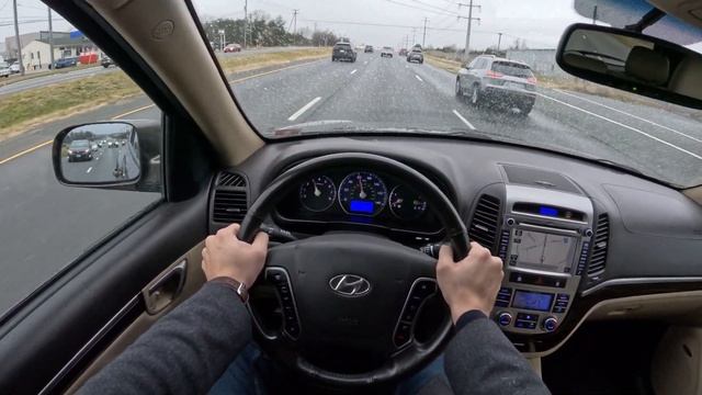 2012 Hyundai Santa Fe Limited V6 - POV Test Drive | 0-60