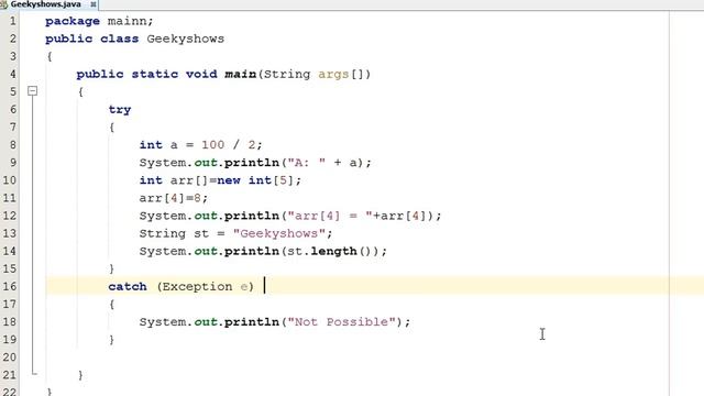 190. Example 2 Multiple Catch in Java Programming (Hindi) смотреть онлайн