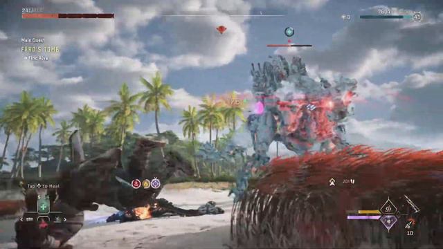 Horizon Forbidden West First Slaughterspine Kill смотреть онлайн