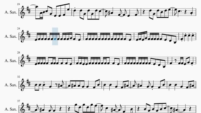Alto Sax Sheet Music: How to play We Don't Talk About Bruno (Encanto) by Lin Manuel Miranda смотреть онлайн