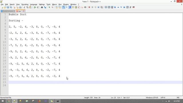 Bubble Sort - Java смотреть онлайн