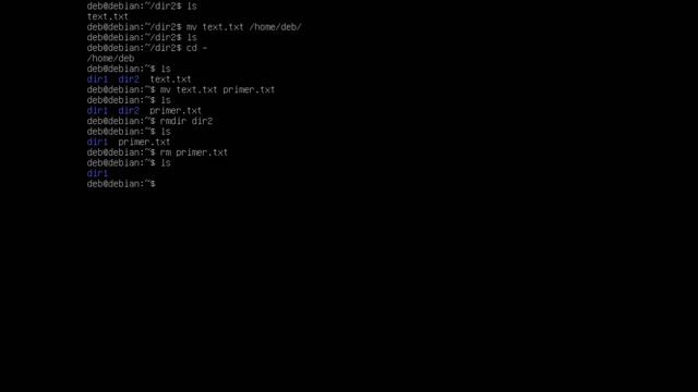 Команды в терминале Linux для работы с файлами и директориями - 2 часть. смотреть онлайн