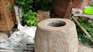 ТАНДЫР своими руками из кирпича.Рождение Тандыра. -1-часть.