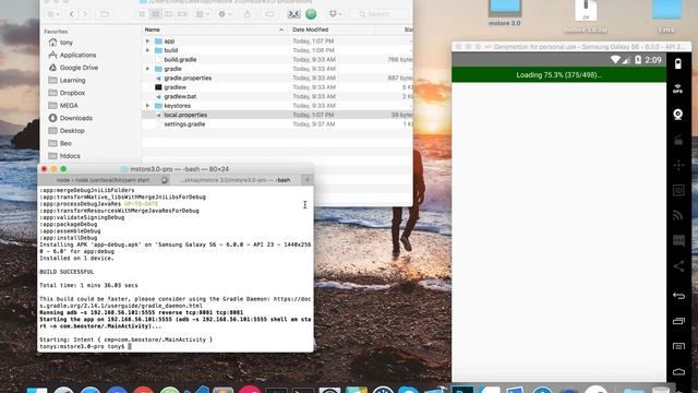 MStore 3.0 - Demo install by react-native-cli смотреть онлайн