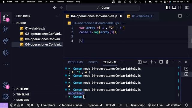 04 - Operaciones con Variables Parte 3 смотреть онлайн
