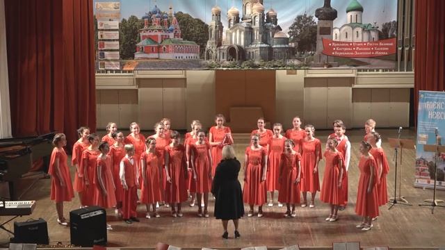 Выступление хора "Поток" на церемонии открытия фестиваля "Александр Невский" в Ярославле. смотреть онлайн