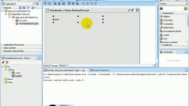 Aula 1615 java - Criando Forms e Classes no JDeveloper11G смотреть онлайн