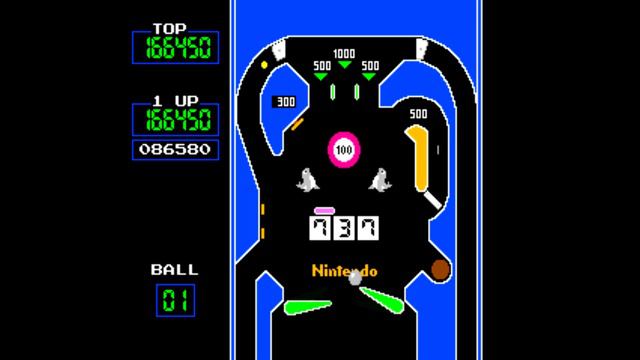 Vs. Pinball [Arcade] (1984) Nintendo {US, set PN4 E-1} смотреть онлайн