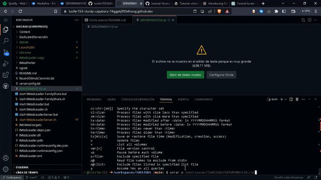 Crea Un Servidor De TmodLoader En La Nube GRATIS Usando CODESPACES Y Github (Pc/Android) | Sin Lag