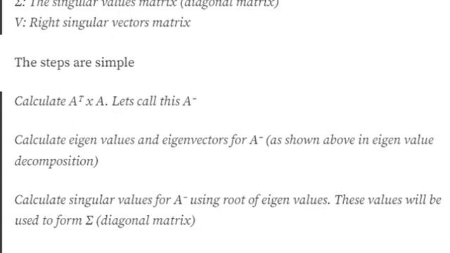 Singular Vector Decomposition (SVD) explained смотреть онлайн
