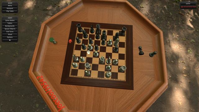 Tabletop Simulator chess gameplay / Потные шахматы смотреть онлайн