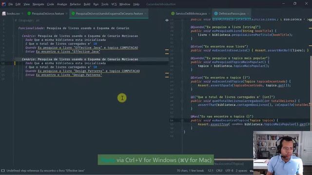Curso Completo de Cucumber Java: Esquema do Cenário смотреть онлайн