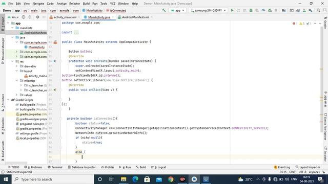 How to check internet connection in android studio? смотреть онлайн