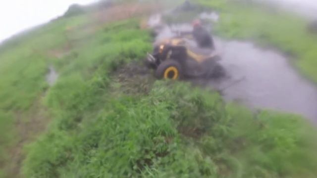 YAMAHA GRizzly)дождливая покатушка смотреть онлайн