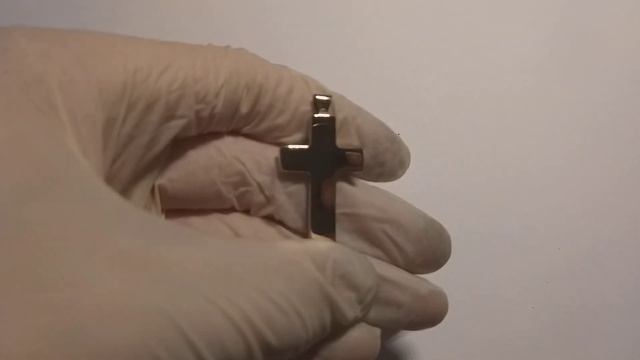 Крест из латуни с вставкой из нержавеющей стали. смотреть онлайн