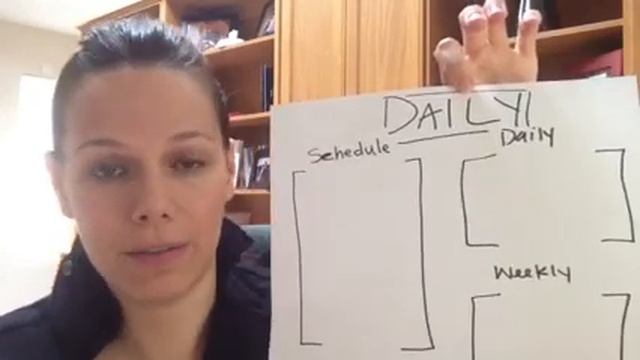 How to create a daily schedule смотреть онлайн
