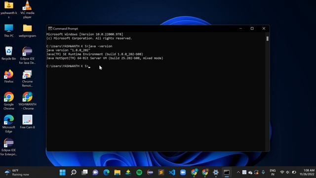To check java version and java Path is set in system by using cmd смотреть онлайн