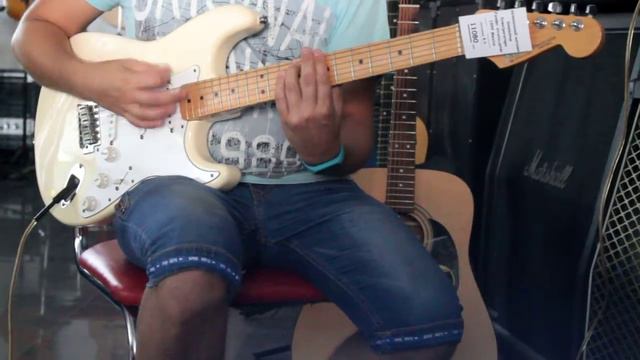 Электрогитара Fender stratocaster Olympic white Made in Mexico 2003 смотреть онлайн