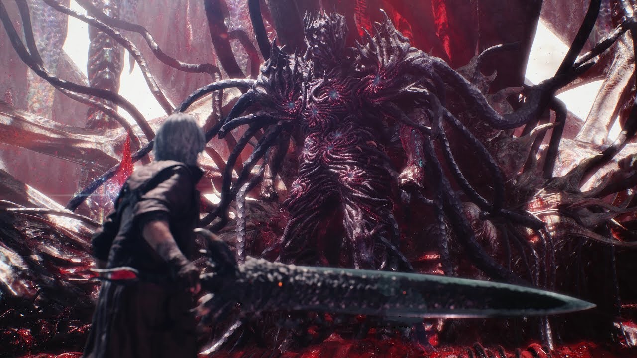 Devil May Cry 5. Битва с боссом Уризен. смотреть онлайн