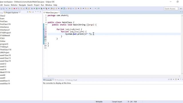 Java Nested Loops смотреть онлайн