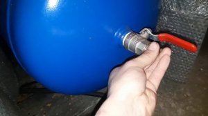 Соединение ресивера компрессора на прямую со шлангом