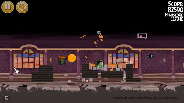 Angry Birds Seasons Haunted Hogs Level 1-9 119490 смотреть онлайн