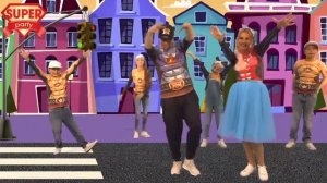 Танцевальный МАРАФОН   детские танцы повторялки с Super Party!