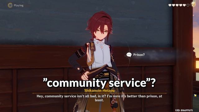 Heizou being a sus detective... (hangout event) | Genshin Impact смотреть онлайн