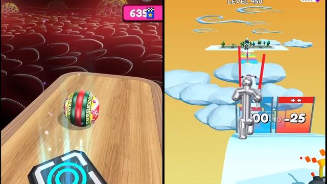 Going Balls | Tall Man Run - ALL LEVELS iOS/Android Gameplay смотреть онлайн