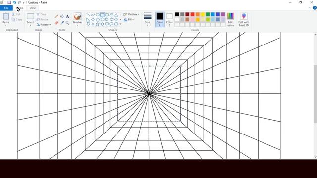 How to draw Optical Illusion in computer using Ms Paint | Optical Illusion Art Drawing. смотреть онлайн