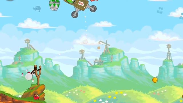 Angry Birds Red's Mighty Feathers F-14 - Прохождение на 3 Звезды - 3 Star Walkthrough смотреть онлайн