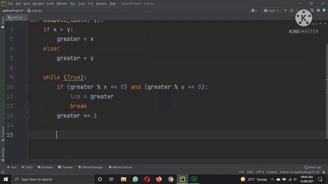 How to find LCM of two numbers in python смотреть онлайн