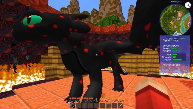Minecraft DRAGONS - THE NEW LIGHT FURY ESCAPES!! смотреть онлайн