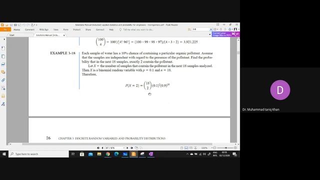 Discreet distribution & Continuous dist. | Lect. 1 | Applied Statistics & Probability for Engineers смотреть онлайн