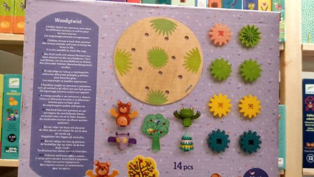 Forgó állatok - Fogaskerekes építő játék - Woodytwist - Gekkotoys.hu смотреть онлайн