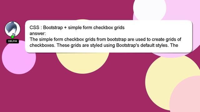 CSS : Bootstrap + simple form checkbox grids смотреть онлайн